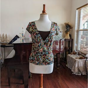 Agenda Petite One-Piece Blouse  Sz S ??